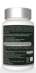 Heroot Amla capsules label close-up highlighting vitamin C source.