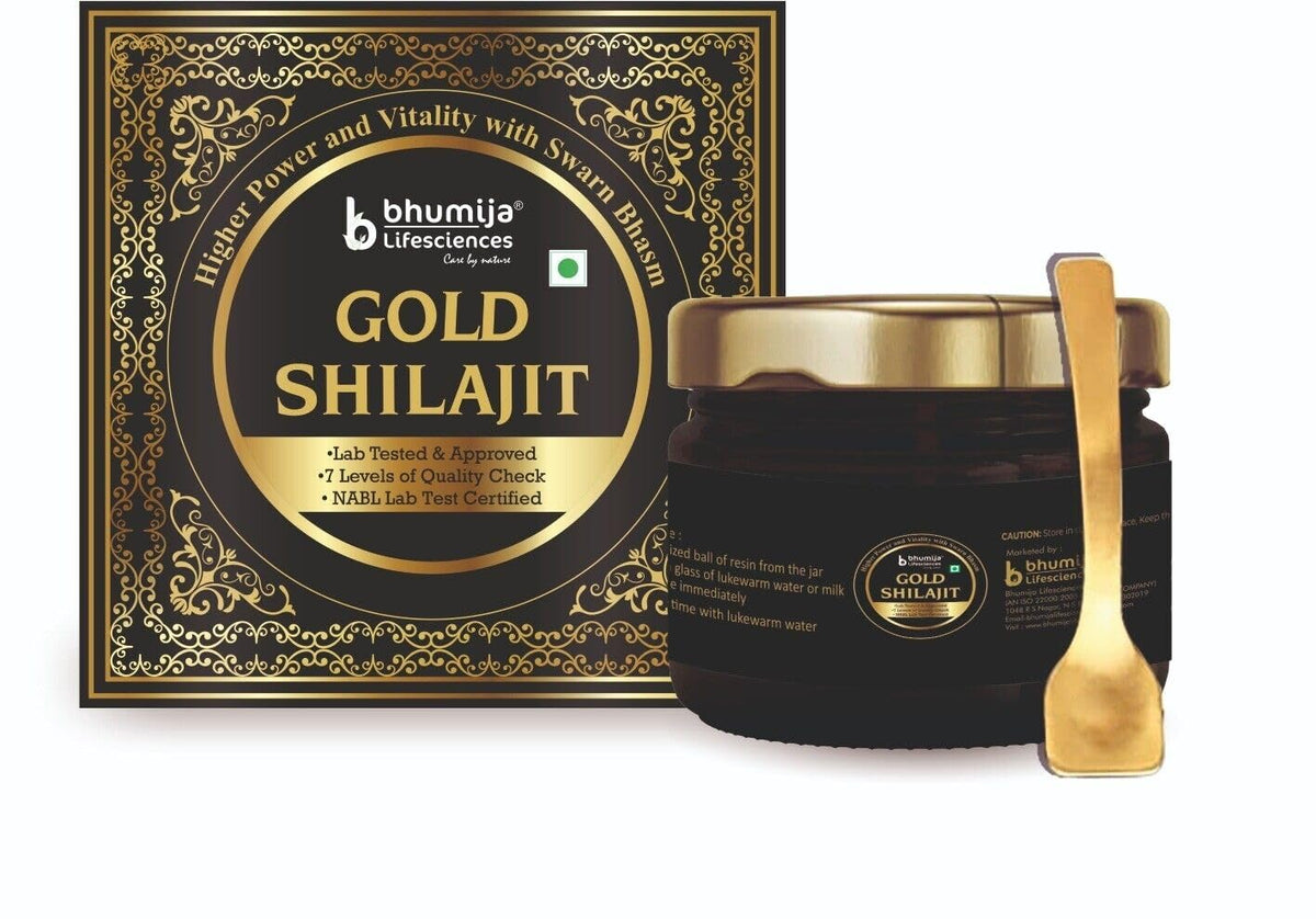 Heroot Black Gold Shilajit bottle front, premium energy support.