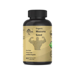 Heroot Mucuna Pruriens bottle front for convenient daily wellness