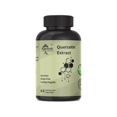 Heroot Quercetin Extract Capsules bottle front view supports daily vitality
