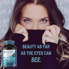 Close-up of ingredients highlighting lutein and zeaxanthin support