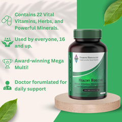 Herpanacine Diamond Healthy Horizons label detail emphasizes allergy-friendly formula