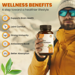 HERVIVA black pepper visual signals absorption-enhancing blend.