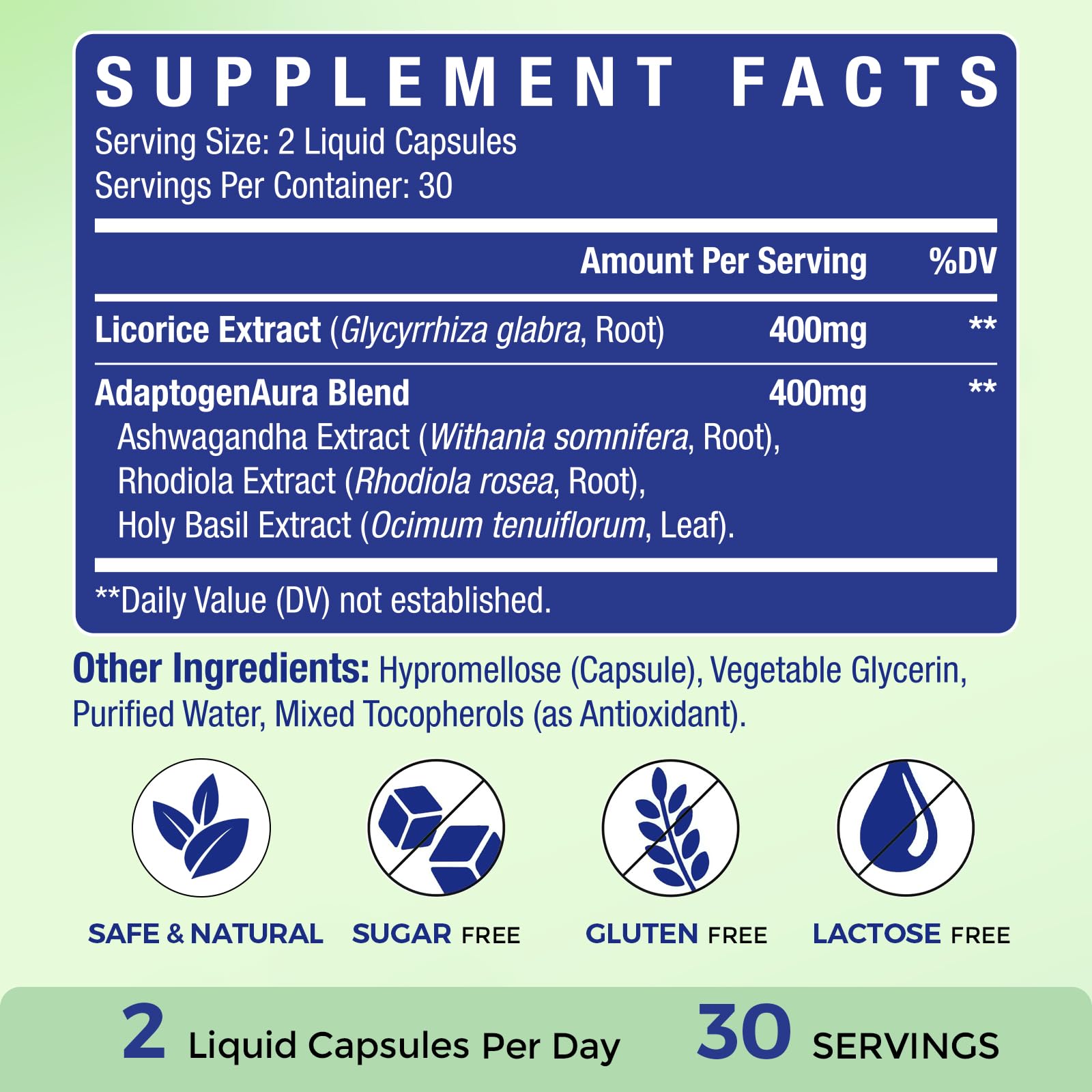 Hesperilyntis DGL capsules on countertop ready for daily use