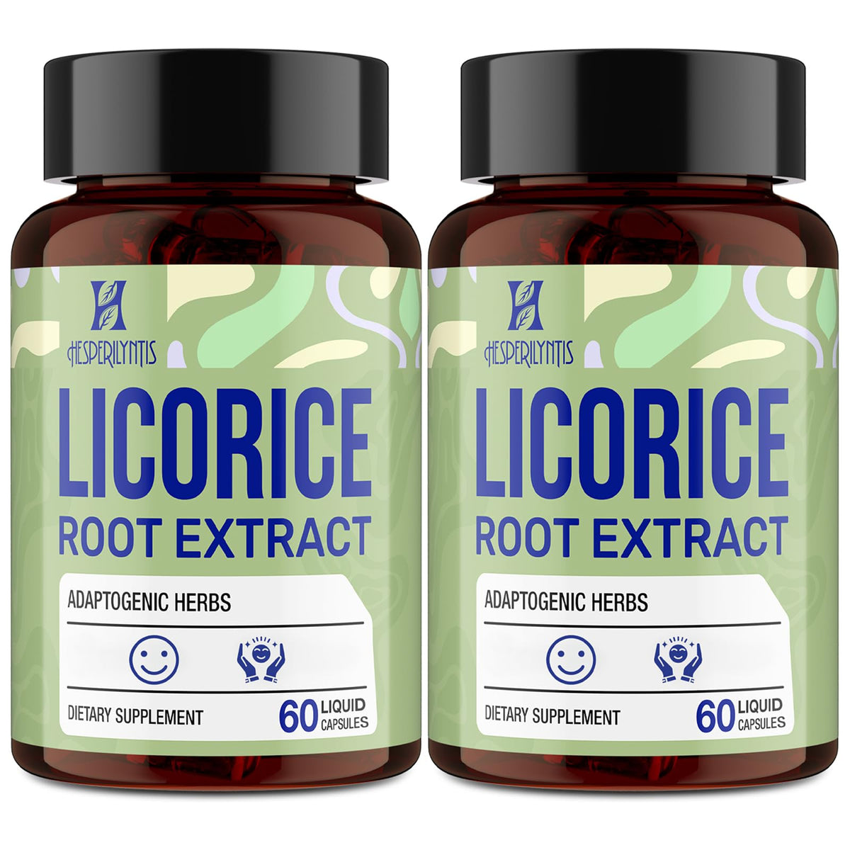 Hesperilyntis DGL licorice bottle label promoting daily digestive support