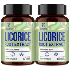 Hesperilyntis DGL licorice bottle label promoting daily digestive support