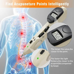Heswea three massage heads attached for targeted comfort on face and body.