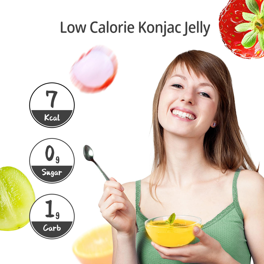 Hethstia Konjac Jelly Gluten-Free On-The-Go packs fit busy schedules.