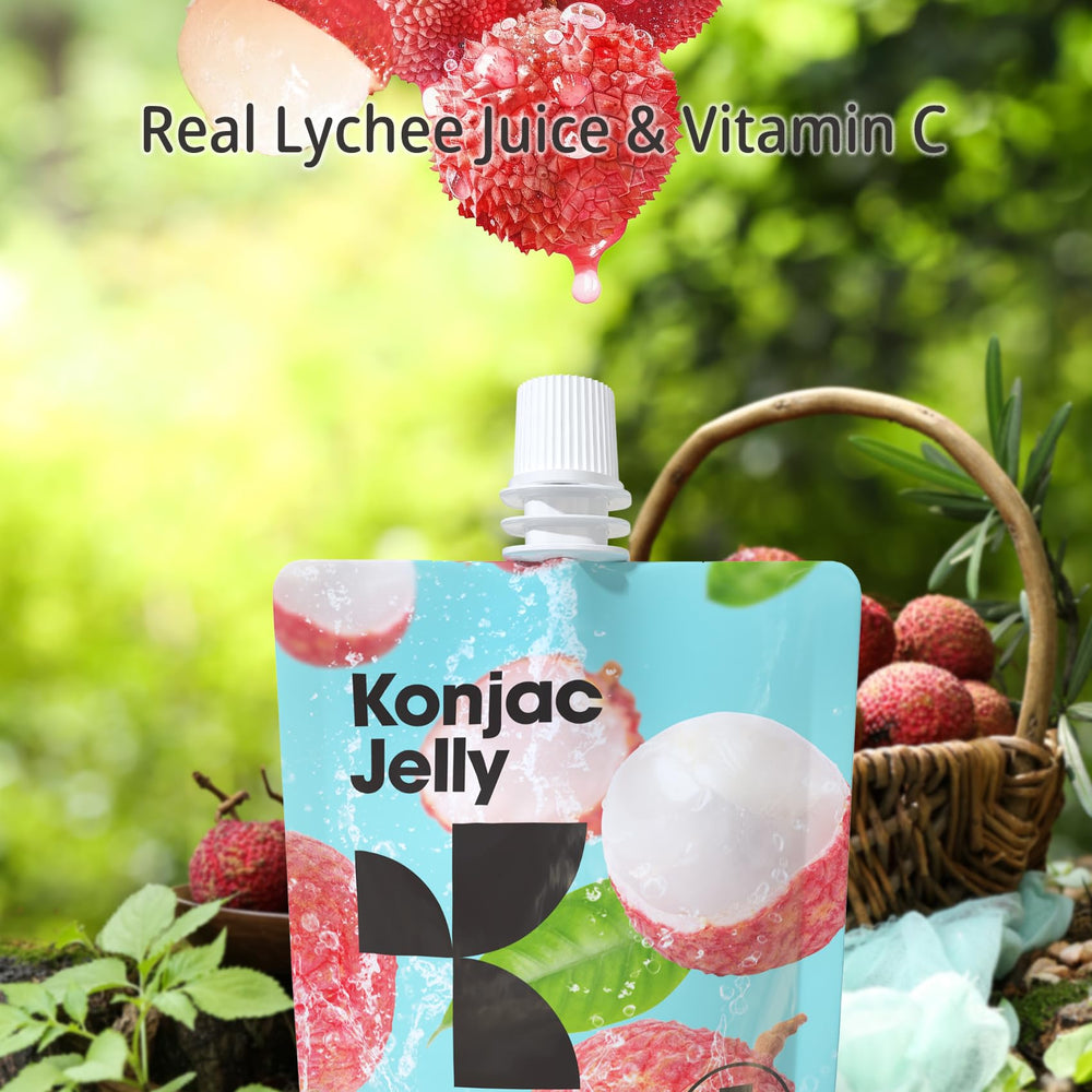 Hethstia Konjac Jelly texture close-up showing smooth jelly.