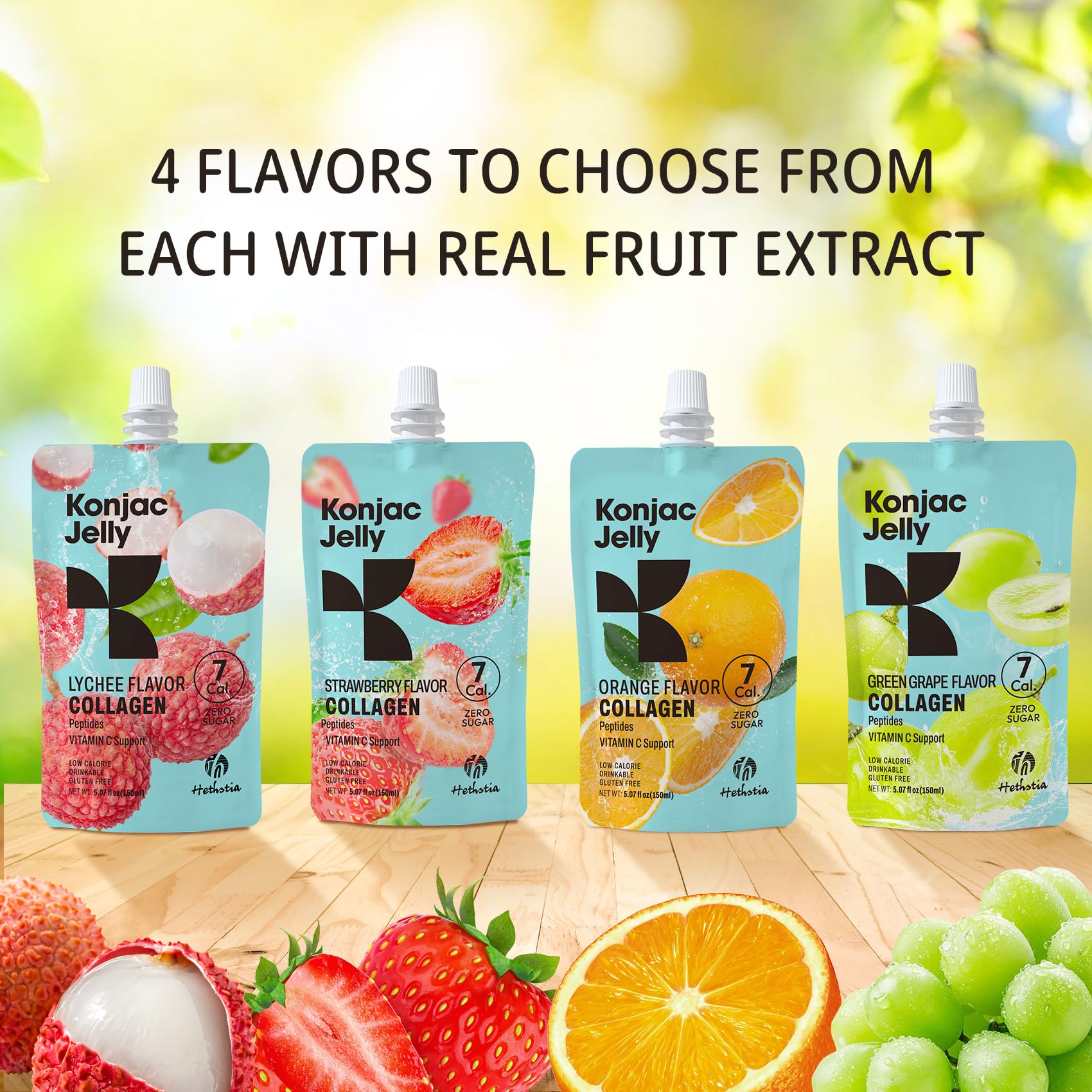 Hethstia Konjac Jelly Vitamin C Boost pack adds brightness and daily nutrient touch.