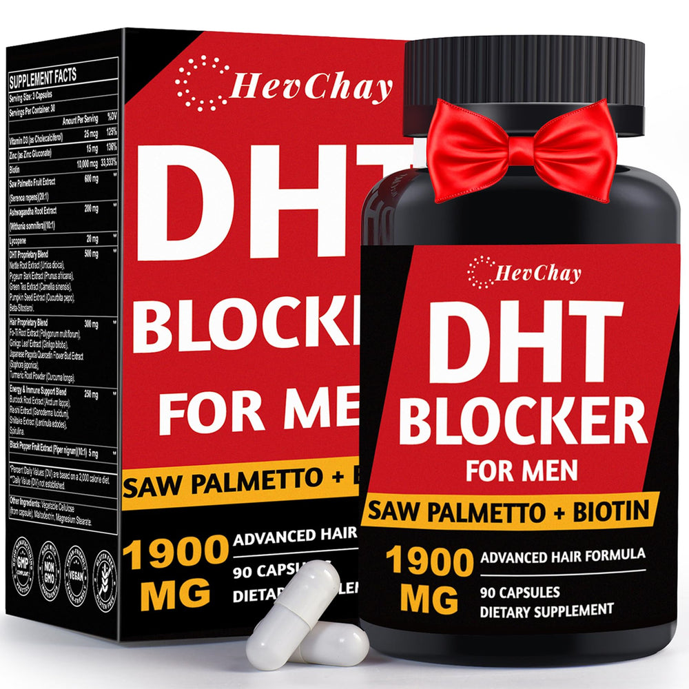 HevChay DHT Blocker capsules bottle for daily hair support