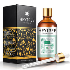 HEYTREE Peppermint oil 100ml bottle with crisp aroma for diffusers.