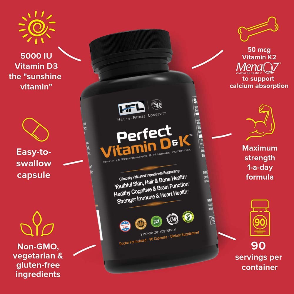 HFL Perfect Vitamin D&K spoon measure for easy daily dosing.