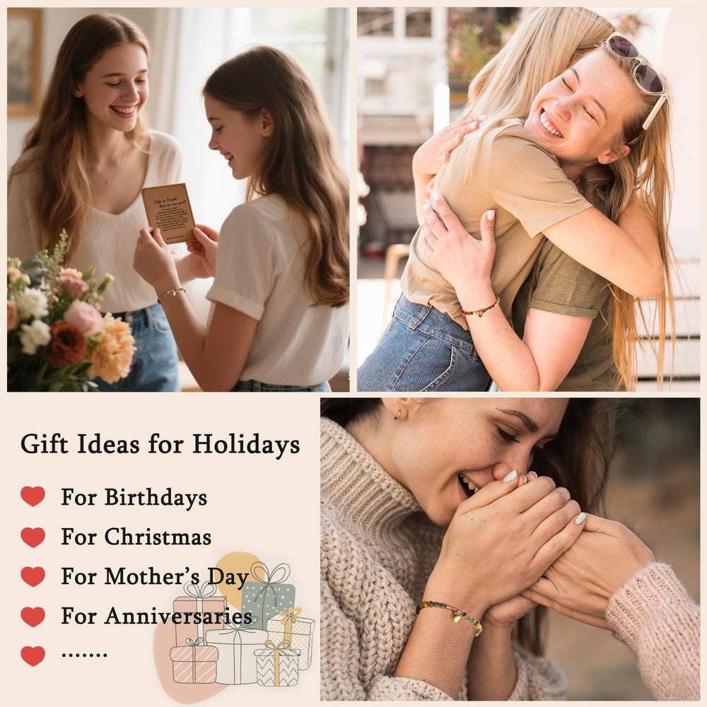 HGDEER natural stone bracelet in lifestyle shot for everyday wear
