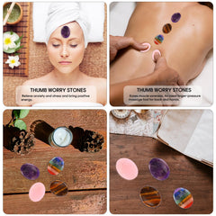 Hguxmcu packaging highlights a thoughtful gift experience for the rose quartz worry stone.