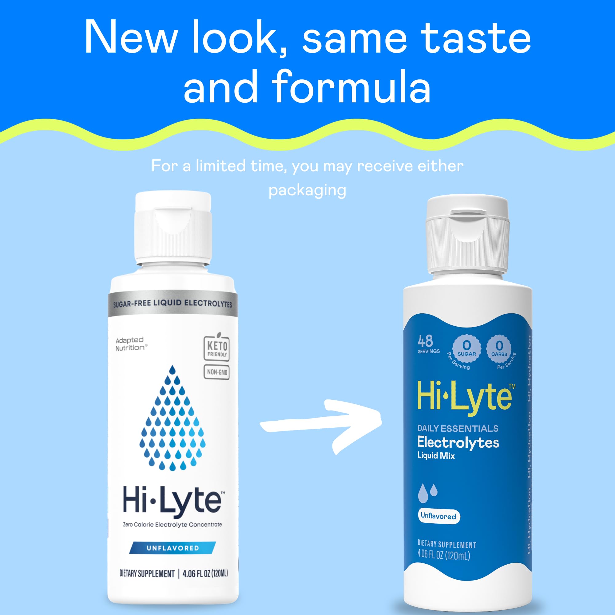 Hi-Lyte being poured into water for fast rehydration after workouts.