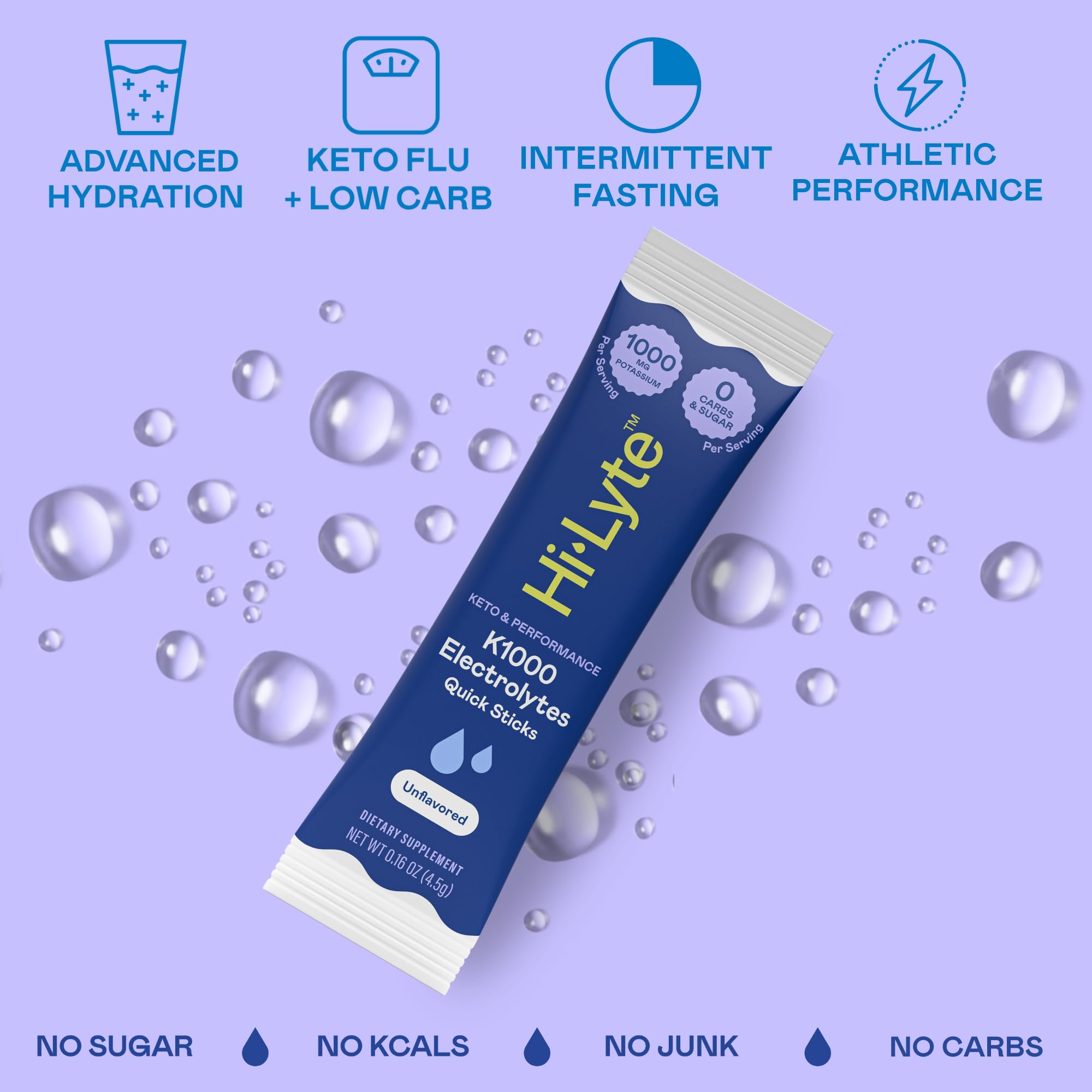 Hi-Lyte K1000 bottle closed, ready for daily electrolyte routine.