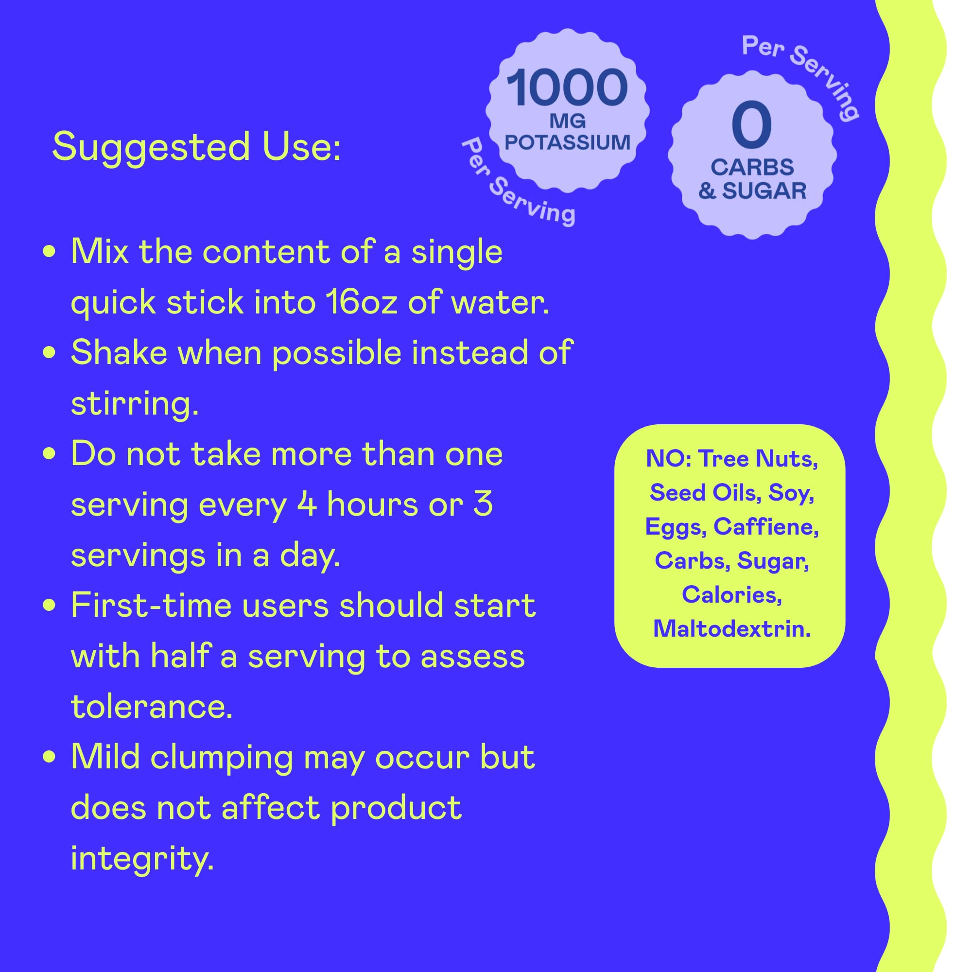 Hi-Lyte K1000 ingredients panel with scoop showing mineral-rich blend.