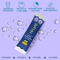 Hi-Lyte K1000 Lemonade on the go ready to sip during workouts.