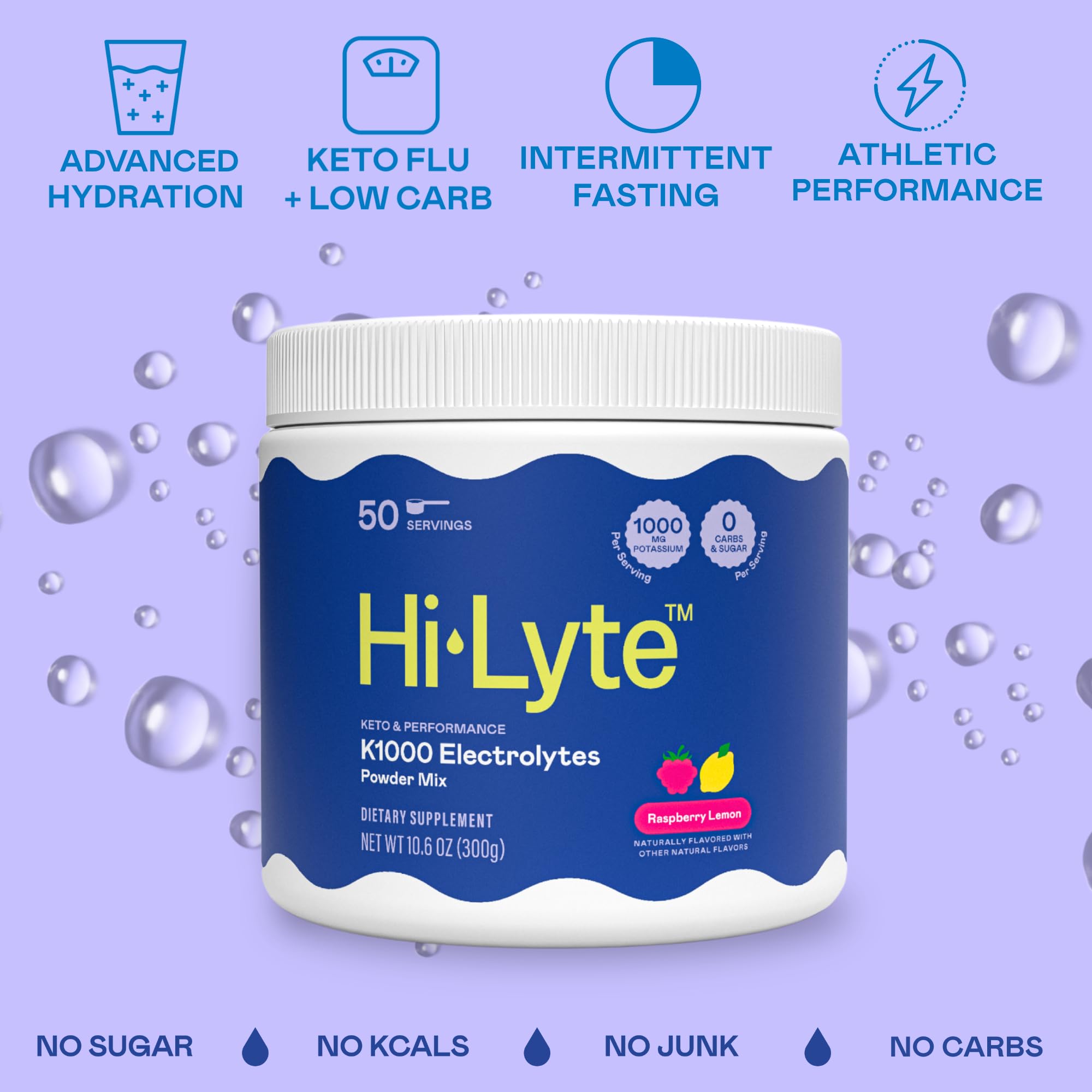 Hi-Lyte Keto K1000 Raspberry Lemon ingredients closeup of mineral blend