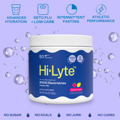 Hi-Lyte Keto K1000 Raspberry Lemon ingredients closeup of mineral blend