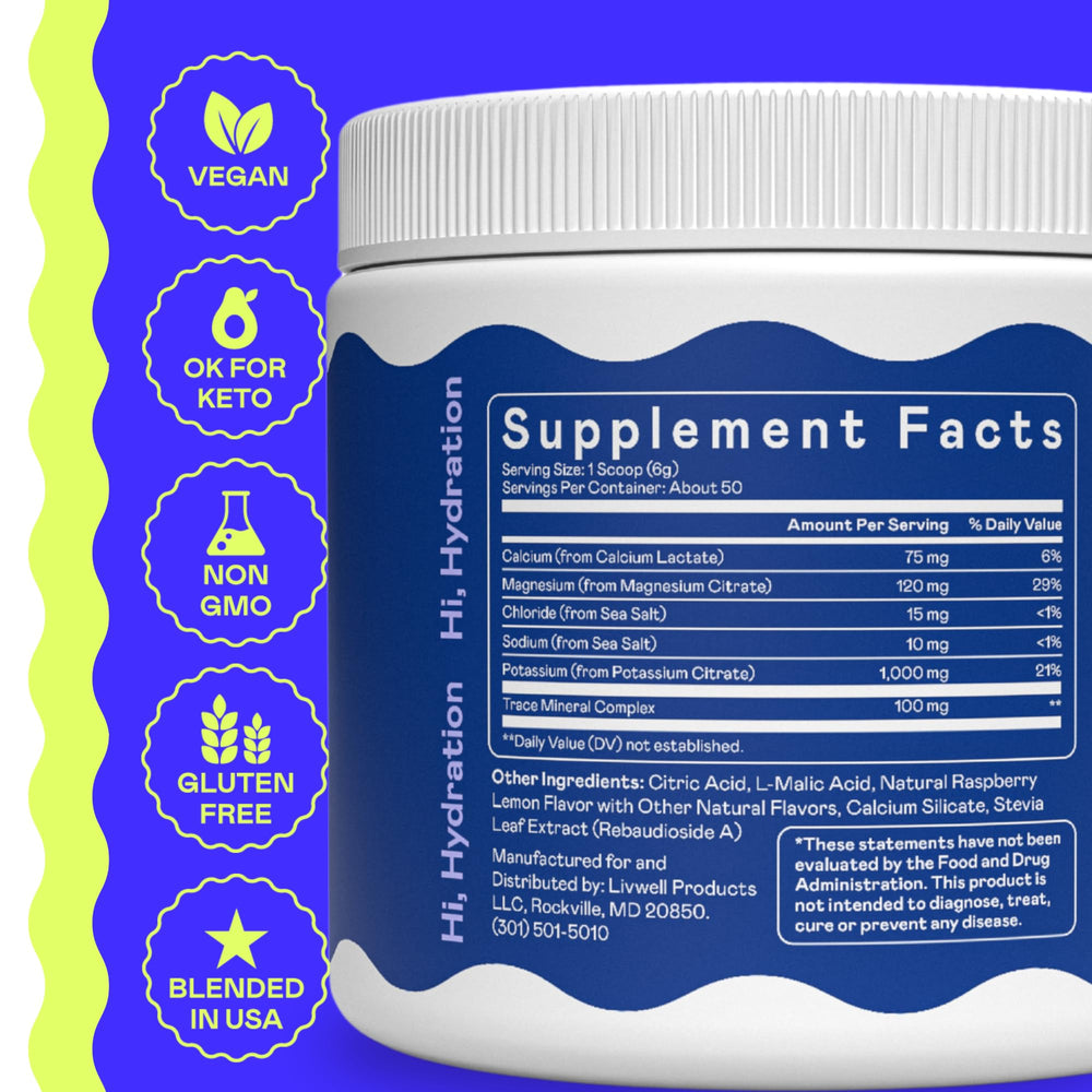 Hi-Lyte Keto K1000 ready-to-drink glass with Raspberry Lemon flavor