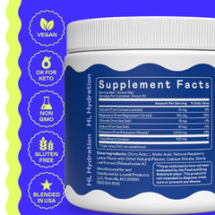 Hi-Lyte Keto K1000 ready-to-drink glass with Raspberry Lemon flavor