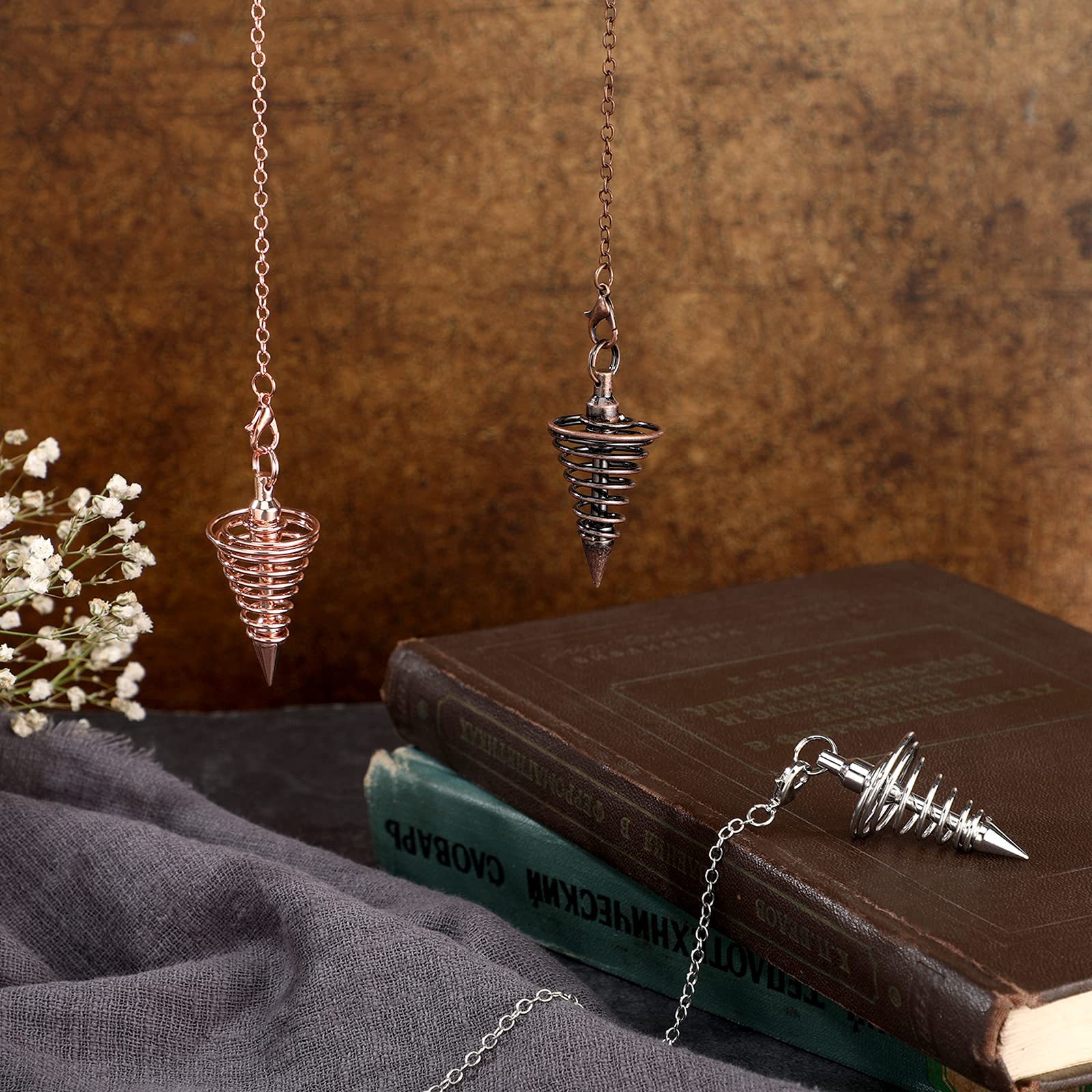 Hicarer silver pendant 42mm by 22mm lightweight wearable energy tool.