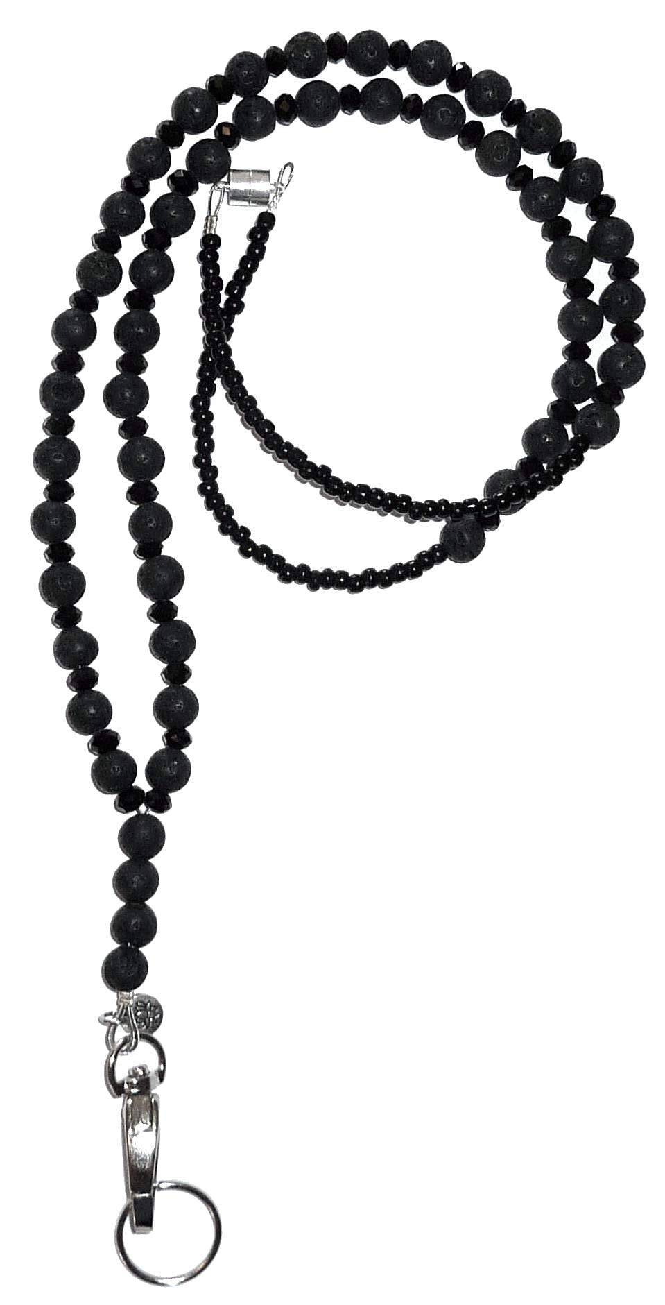 Hidden Hollow Beads diffuser lava beads close-up highlighting porous stones for diffuse aroma