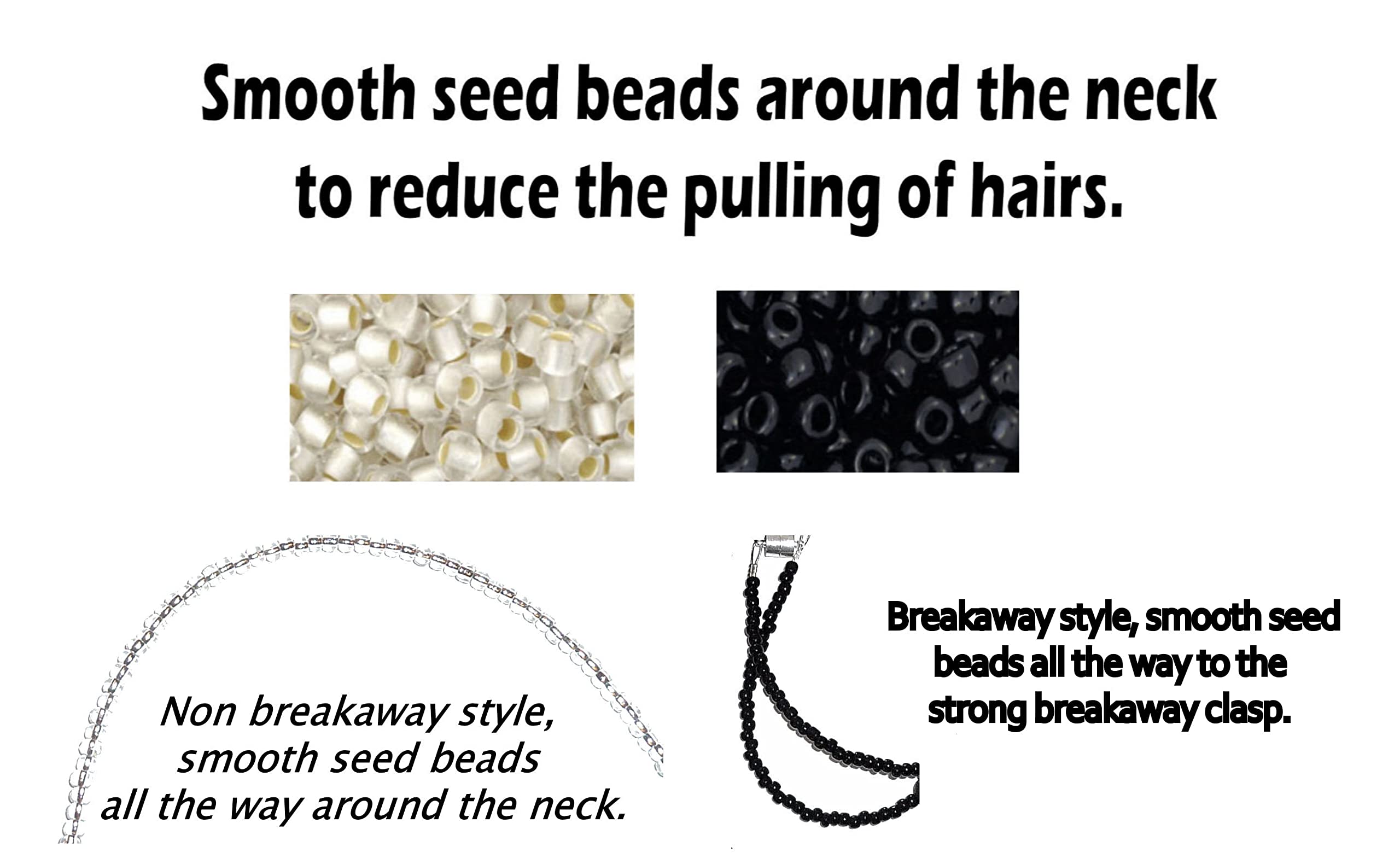 Hidden Hollow Beads swivel hook and key ring for easy access to keys