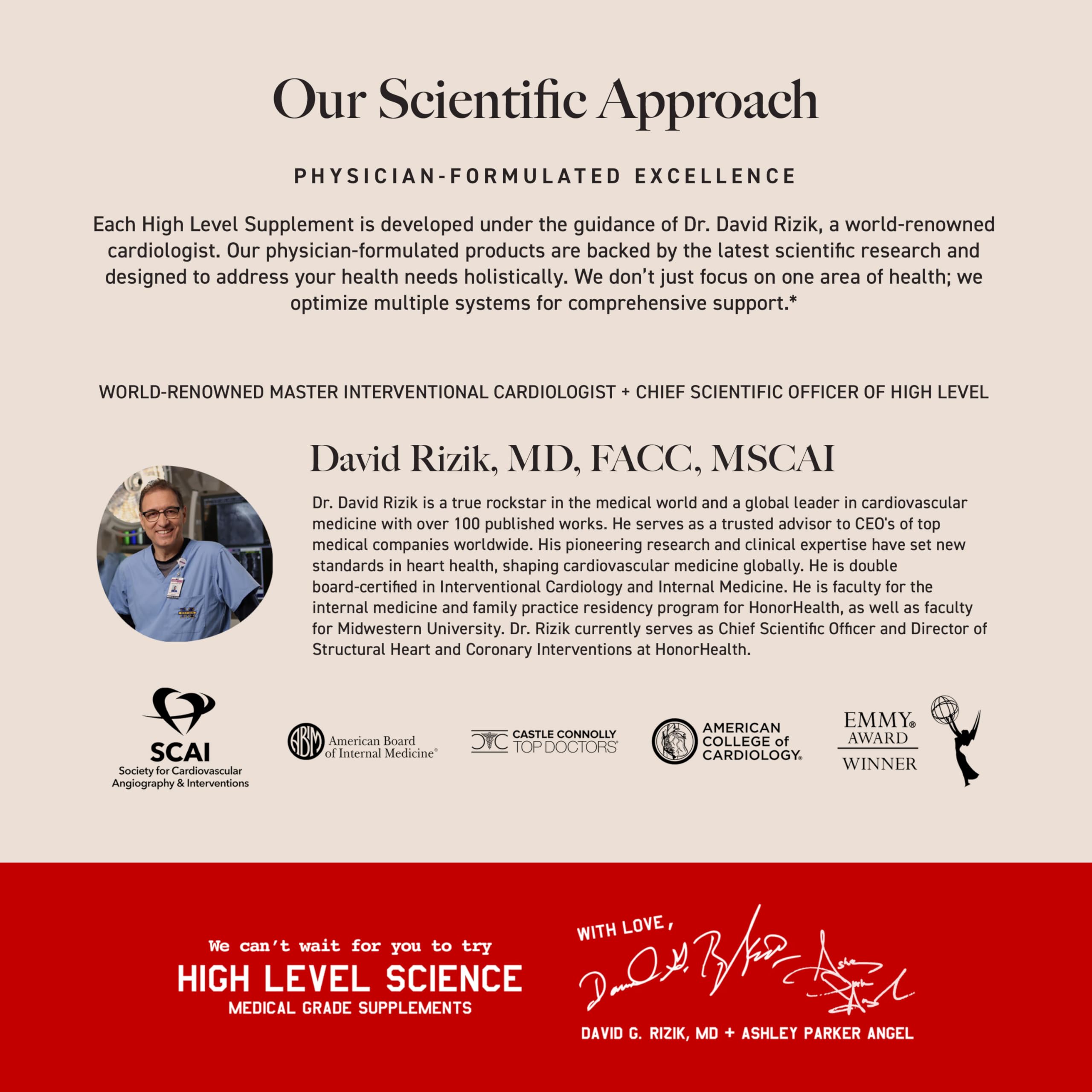 High Level softgel pair on white background emphasizing purity and additive-free formulation