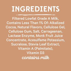 High Protein Chocolate Shake eight-pack on shelf for quick meals.