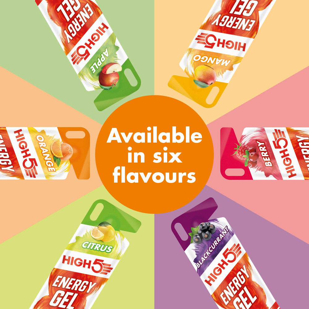 HIGH5 Energy Gel Juicy Orange award-winning formula trusted by athletes.