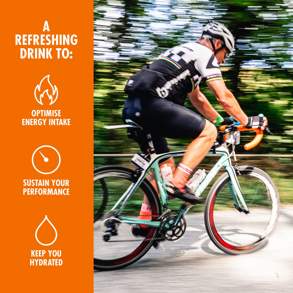 On-the-go sachets of High5 Energy Source Orange for quick training fuel.