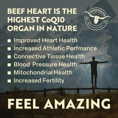 Freeze-dried beef heart capsules from Higher Healths highlight natural processing