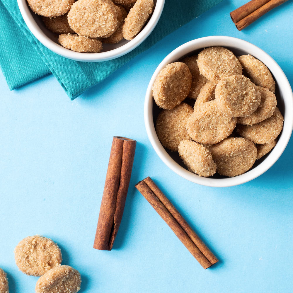 HIGHKEY Snickerdoodle on-the-go snack is ready for travel.