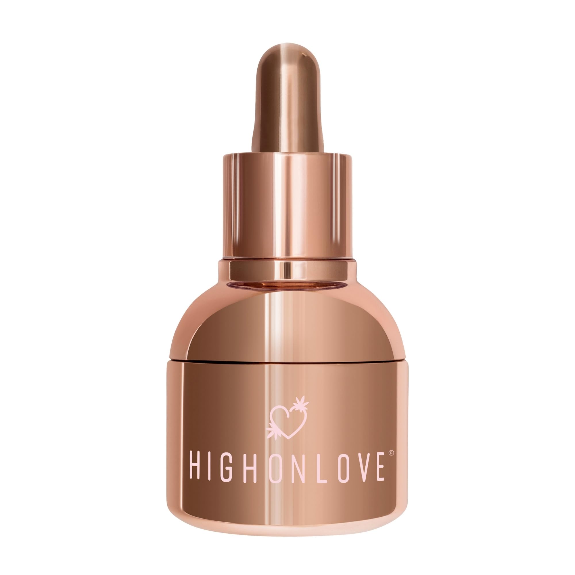 HIGHONLOVE O Oil bottle with dropper for precise hydration.
