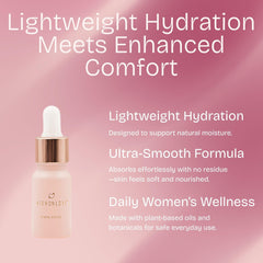 Close-up of HIGHONLOVE O Oil dropper showing precise application for intimate care