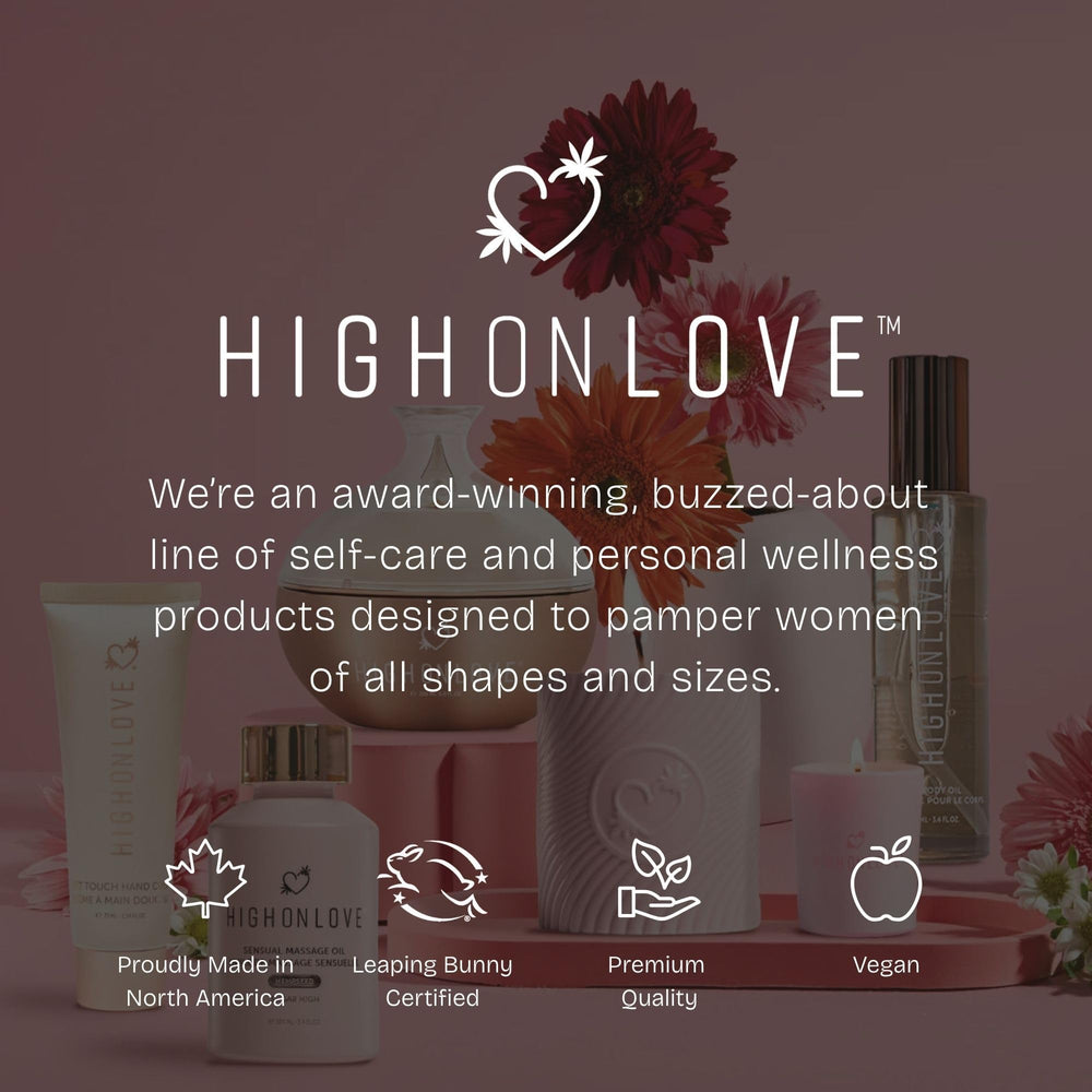 Close-up of HIGHONLOVE O Oil texture with silky glide