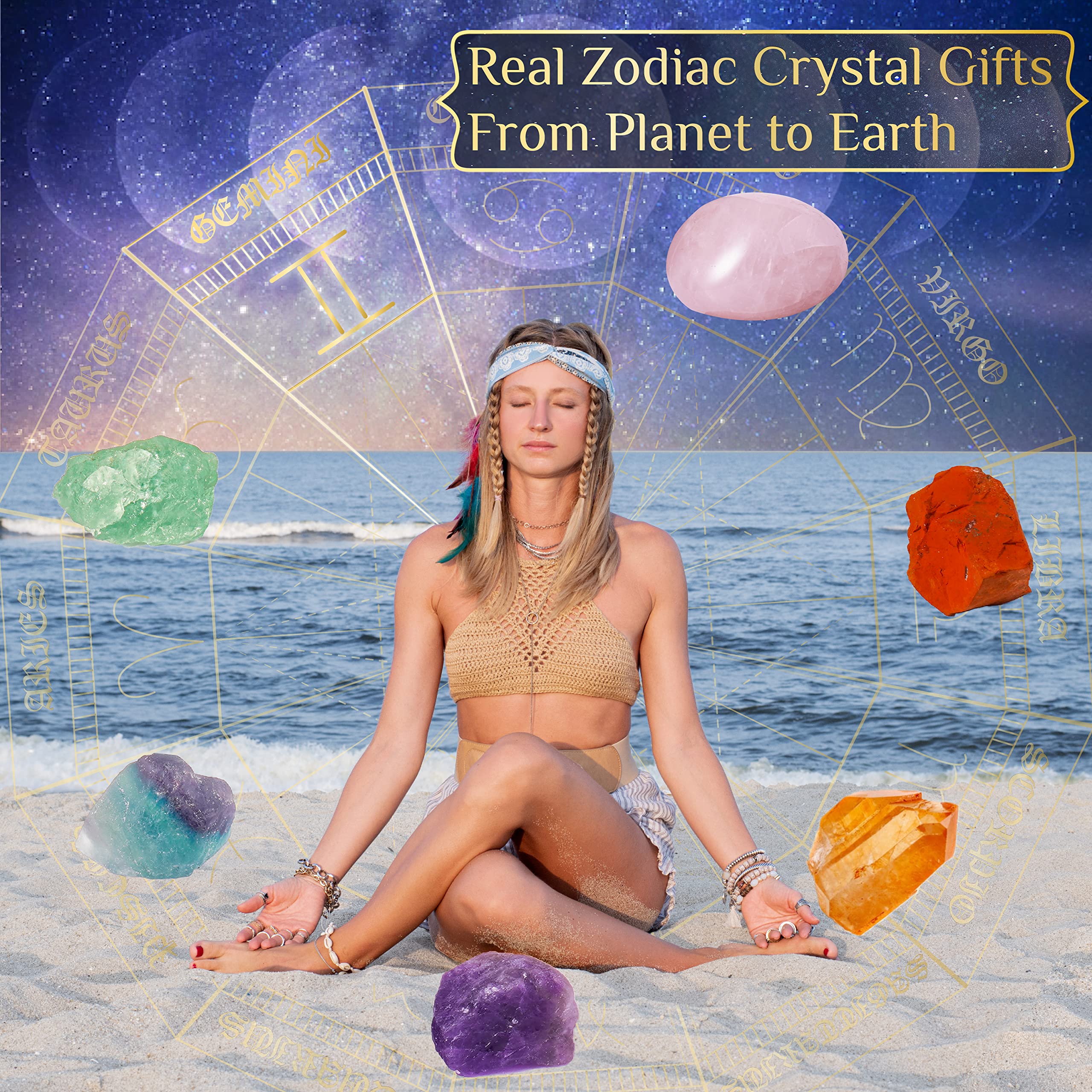 Hihealer amethyst crystal for focus and serenity in daily routines.