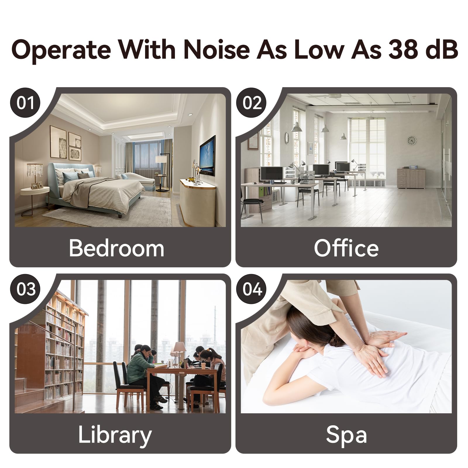 Hijoc diffuser covers up to 500 sq ft, ideal for living rooms and offices