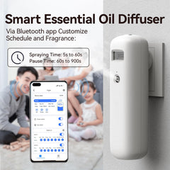 Hijoc diffuser LED display shows time and day for easy operation