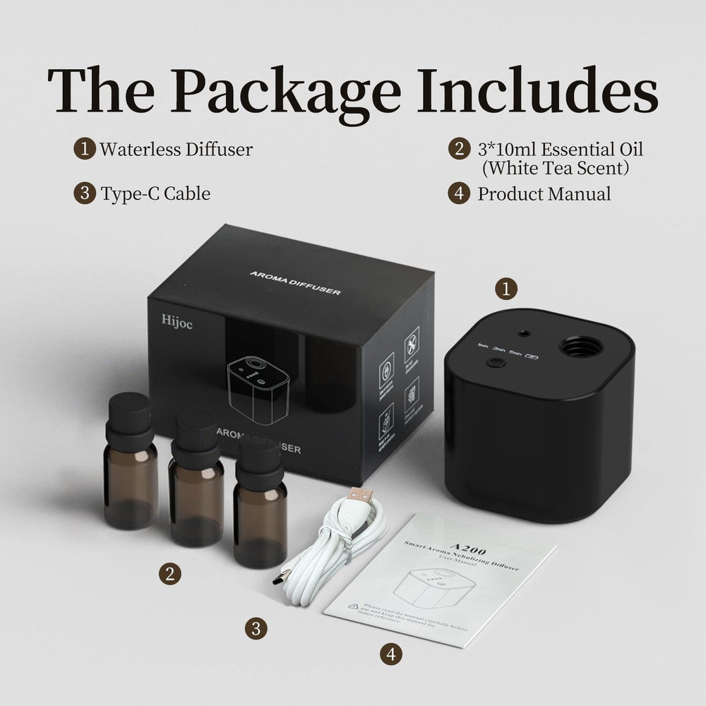 Hijoc Scent Diffuser USB charging supports versatile power on the go