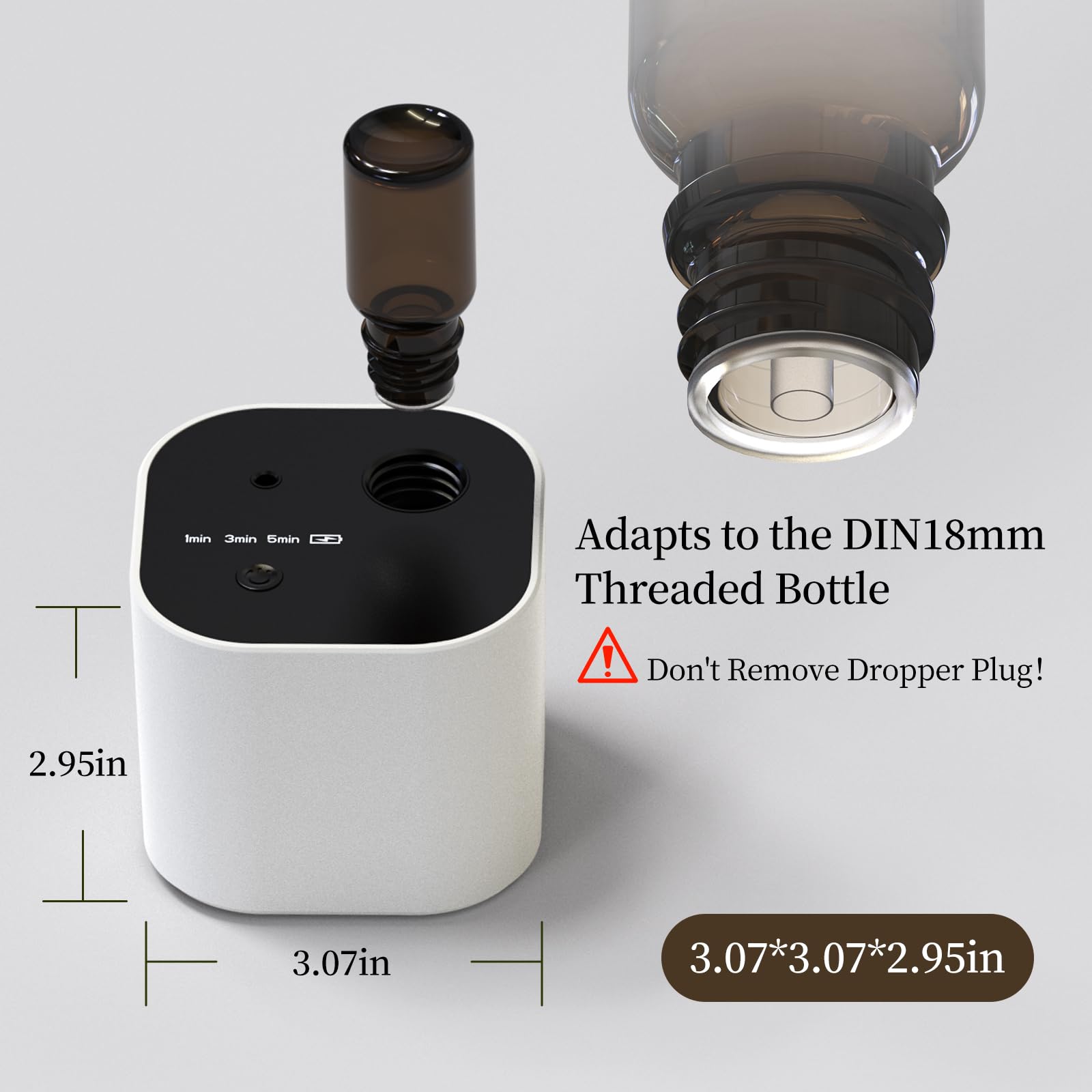 Hijoc Waterless Diffuser with durable ABS for reliable long-term use.