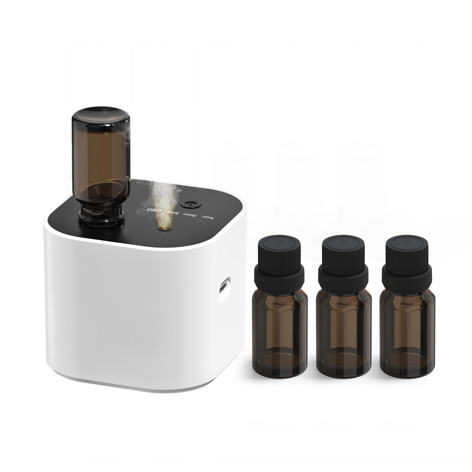 Hijoc Waterless Diffuser battery-operated for cordless aromatherapy anywhere.