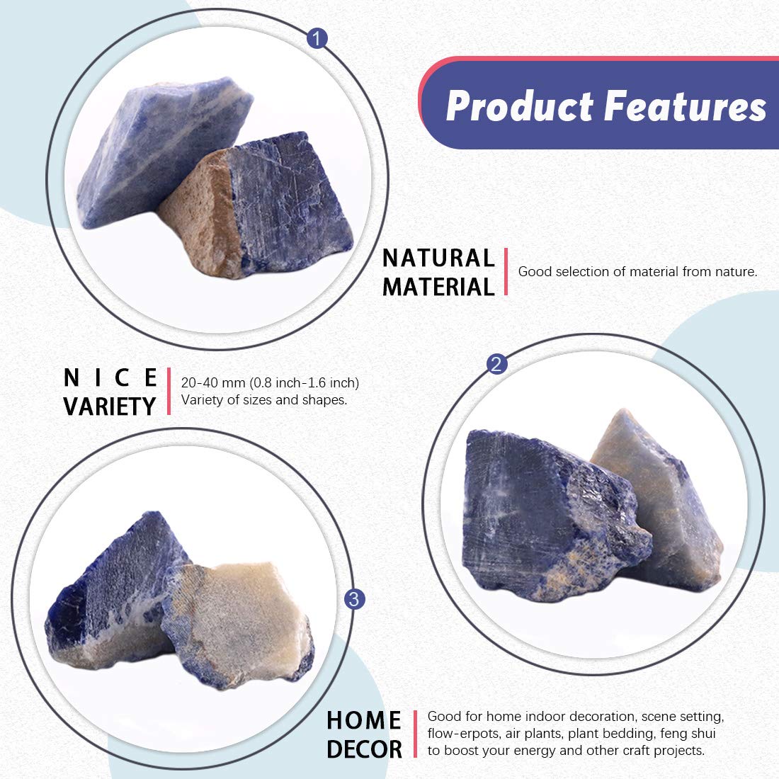Hilitchi blue-vein rough stone supports gem mining and crafting.