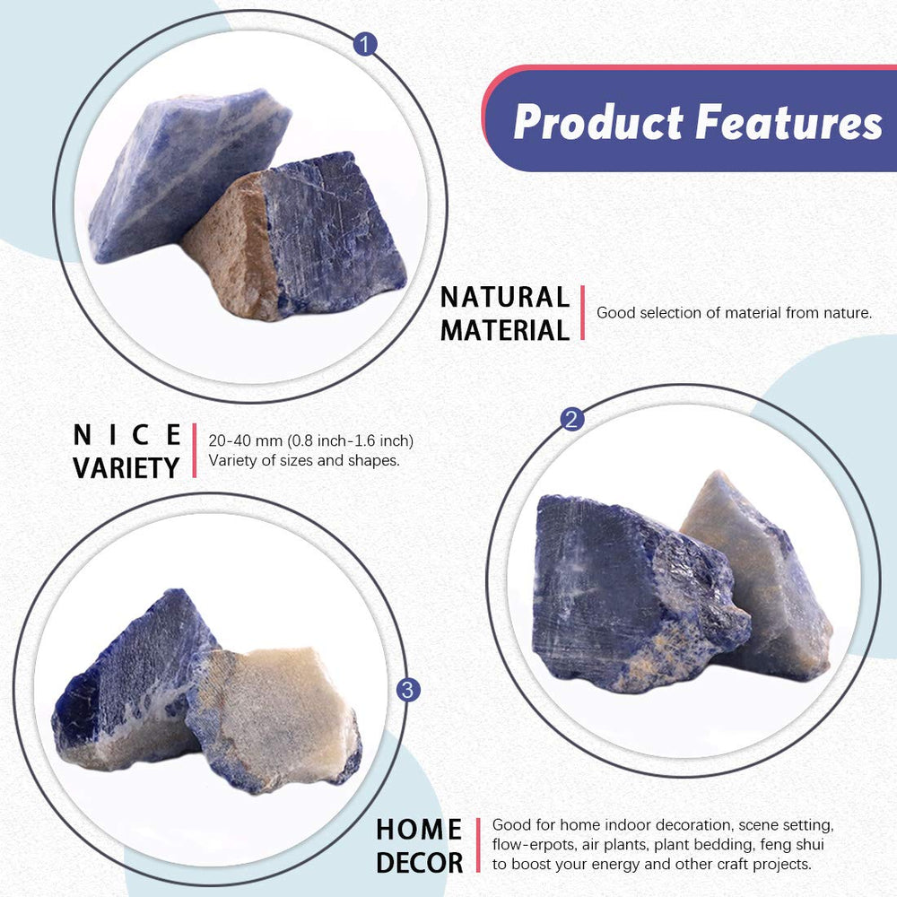 Hilitchi blue-vein rough stone supports gem mining and crafting.
