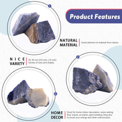 Hilitchi blue-vein rough stone supports gem mining and crafting.