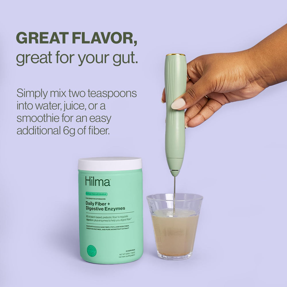 Hilma Daily Fiber vegan gluten-free formula suitable for sensitive stomachs