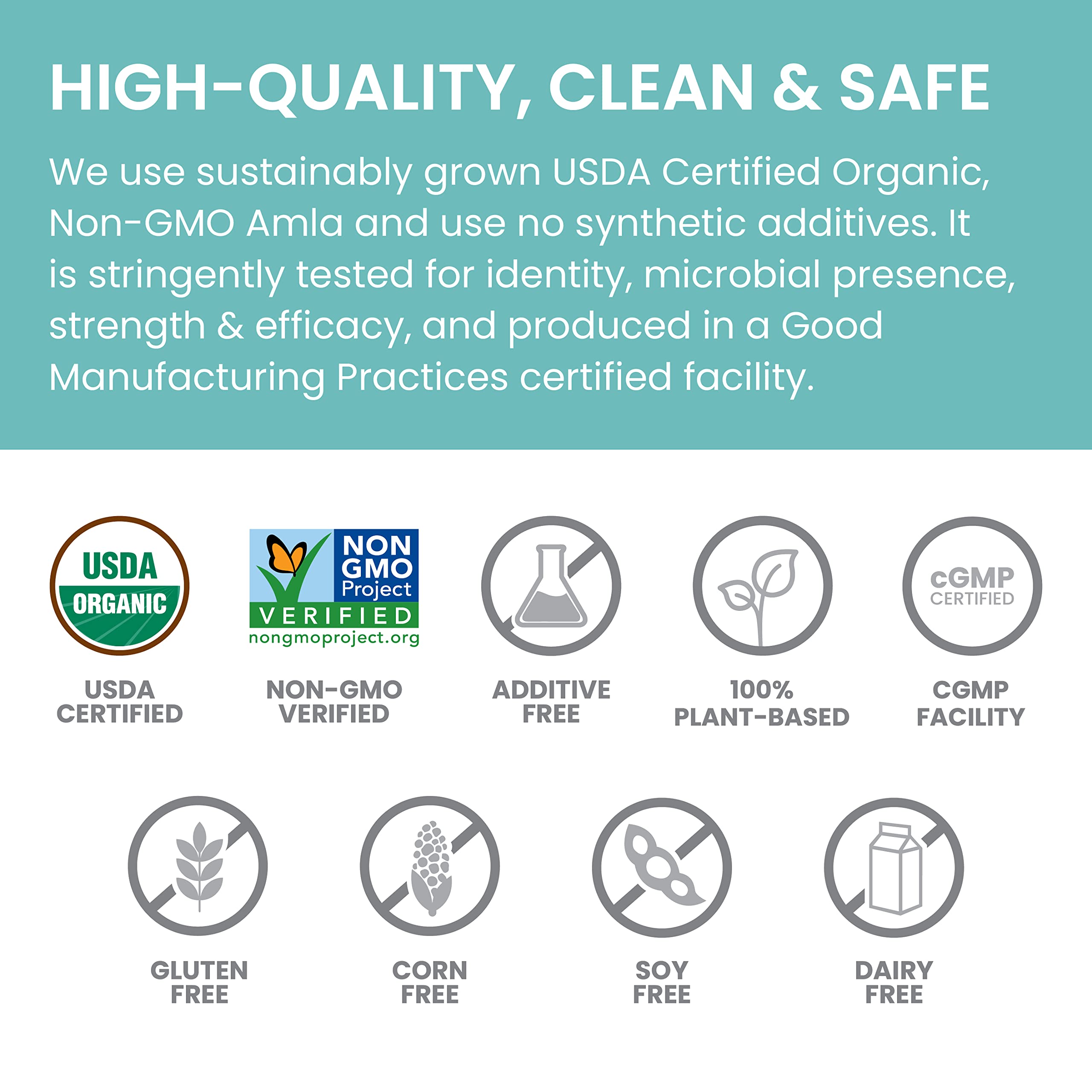 Himalaya Amla powder scoop scene illustrating organic content.
